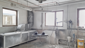 Modificări majore sau conversii în cadrul vopsitoriei nu au fost necesare. | © Schreinerei und Holzdesign Josef Burkart